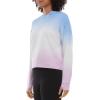 Danskin Women’s Ombre Pullover Sweatshirt Hoodie(Blue Wonder Combo)