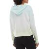 Danskin Women’s Ombre Pullover Sweatshirt Hoodie(Crystal Turquoise Combo)