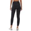 Danskin Women’s Printed High Rise 7/8 Legging(Black Camo)