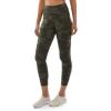 Danskin Women’s Printed High Rise 7/8 Legging(Olive Camo Print)