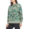 Danskin Women’s Side Slit Pullover Hoodie Sweatshirt(Agave Green Camo)