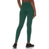 Danskin Women’s Signature Wide Waist Yoga Ankle Legging(Deep Forest)