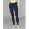Danskin Women’s Signature Wide Waist Yoga Ankle Legging(Midnight Navy)