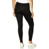 Danskin Women’s Signature Wide Waist Yoga Ankle Legging(Rich Black)