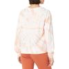 Danskin Women’s Spiral Print Tie-dye Pullover Sweatshirt(Pink Quartz Tie Dye)