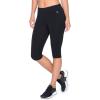 Danskin womens Essential Capri Athletic Leggings(Black)