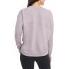 Danskin womens Long Sleeve Wash Pullover Sweatshirt(Dusted Lilac)