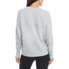 Danskin womens Long Sleeve Wash Pullover Sweatshirt(Silver Heather)