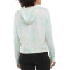 Danskin womens Tie Dye Pullover Sweatshirt Hoodie(Crystal Turquoise)