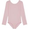 Danskin Girl’s Basic Long Sleeve Dance Leotard(Pink)