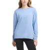 Danskin Women’s Active Split Hem Tunic Pullover(Endless Sky)