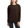 Danskin Women’s Active Split Hem Tunic Pullover(Espresso Heather)