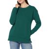 Danskin Women’s Active Split Hem Tunic Pullover(Midnight Green)