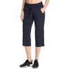 Danskin Women’s Drawcord Crop Pant(Midnight Navy)