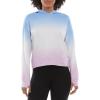 Danskin Women’s Ombre Pullover Sweatshirt Hoodie(Blue Wonder Combo)
