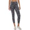 Danskin Women’s Printed High Rise 7/8 Legging(Grey Camo Print)