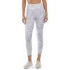 Danskin Women’s Printed High Rise 7/8 Legging(White/Grey Camo Print)