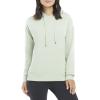 Danskin Women’s Side Slit Pullover Hoodie Sweatshirt(Smoke Green)