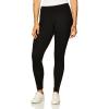 Danskin Women’s Signature Wide Waist Yoga Ankle Legging(Rich Black)