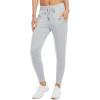 Danskin Women’s Soft Touch Jogger Pant(Light Heather Grey)