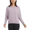 Danskin womens Long Sleeve Wash Pullover Sweatshirt(Dusted Lilac)