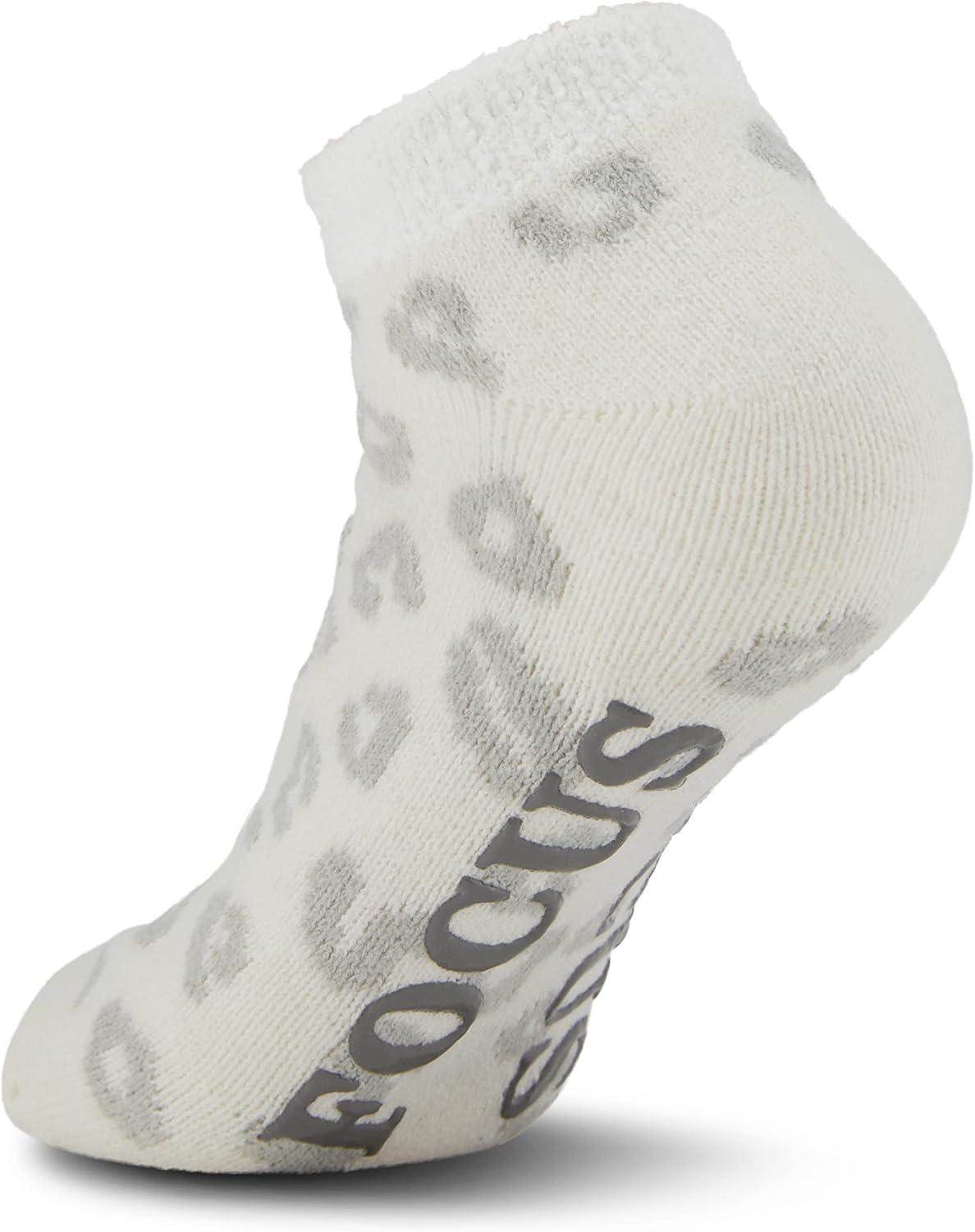 imageDanskin Womens 3Pack Focus Inspirational Cheetah Polytam Double Layer with Back Cozy No Shows 911W Ivory