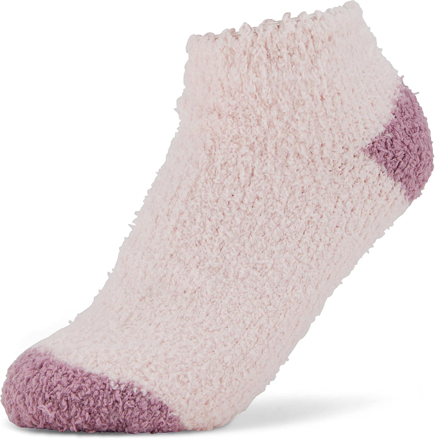 imageDanskin Womens 3Pack Marbelized Polytam Double Layer with Back Cozy No Shows 911W Ivory