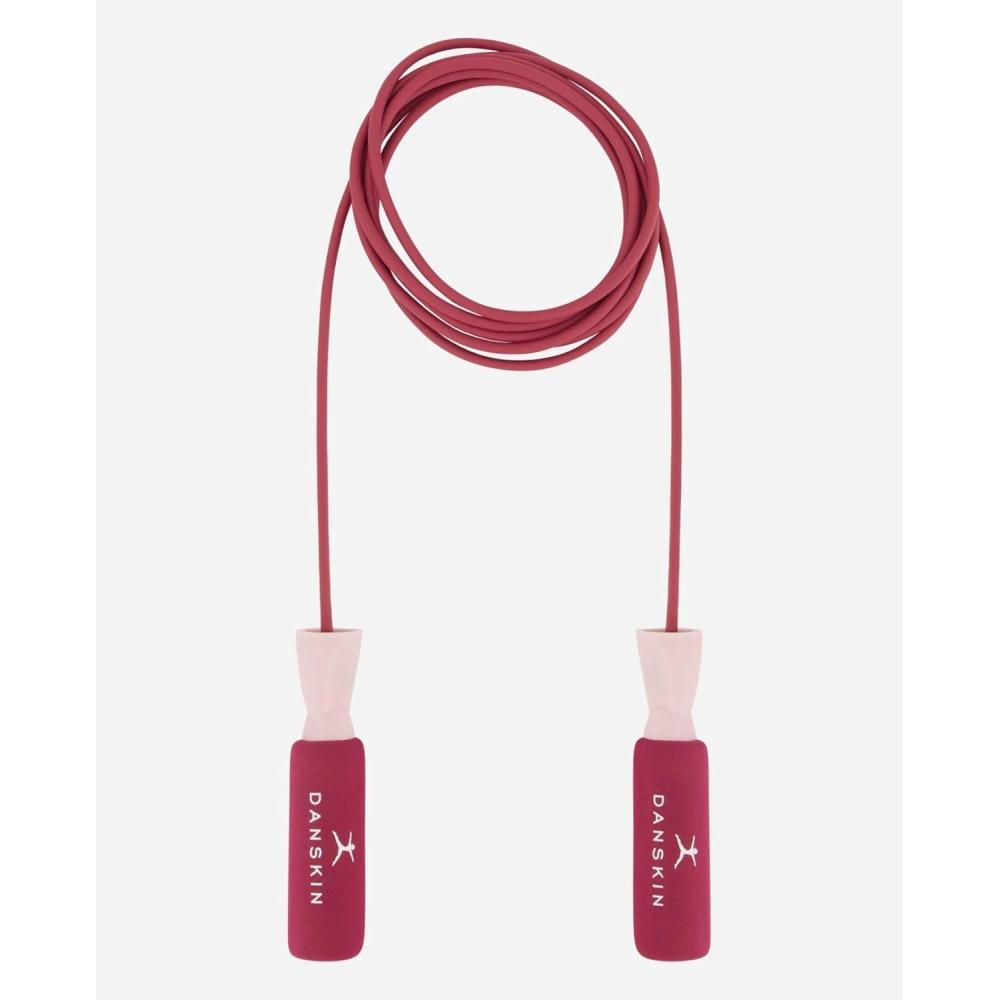 imageDanskin Foam Handle Jump Rope Lightweight Jump Ropes for Fitness Women and Men NonSlip Handles Youth Jump Rope Home Exercise for Cardio EnduranceCrossFit exercise