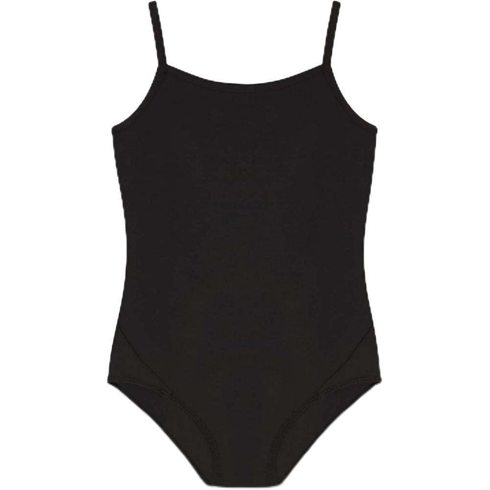 imageDanskin Girls Basic Cami Tank Dance LeotardBlack