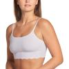 Danskin 2 Pack Laser Wirefree Everyday Comfort Lounge Bralette with Removable Pads (Fresh Pearl/Vanilla Latte, Small)