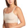Danskin 2 Pack Laser Wirefree Everyday Comfort Lounge Bralette with Removable Pads (Fresh Pearl/Vanilla Latte, Small)