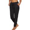 Danskin Women’s Sleepwear-Jogger Lounge Sleep Pajama Pant, Super Soft, Patch Front Pockets