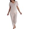 Danskin Women’s Sleepwear- Soft 2-Piece Pajama and Lounge Set