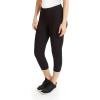 Danskin Women’s Mid Rise Capri Legging(Black Salt)