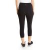 Danskin Women’s Mid Rise Capri Legging(Black Salt)