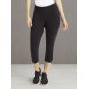 Danskin Women’s Mid Rise Capri Legging(Black Salt)