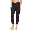 Danskin Women’s Signature Yoga Capri Leggings(Rich Black)
